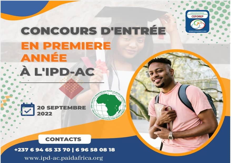 Concours : Avis de concours d’entrée en première année à l’IPD-AC pour ...