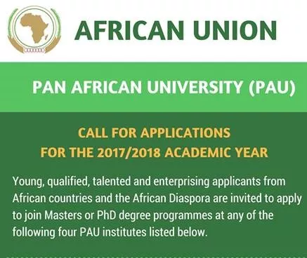 Université Pan Africaine (UPA) – Appel à candidatures Master/doctorat, année scolaire 2017/2018