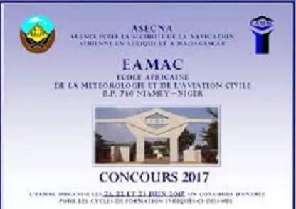 EAMAC / concours 2017 : 431 candidats du Tchad autorisés à déposer leur dossier auprès du Comité Local de l’Autorité de l’Aviation Civile
