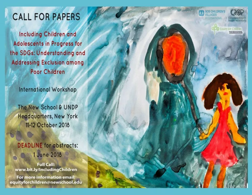 Call for Papers: Including Children and Adolescents in Progress for the SDGs