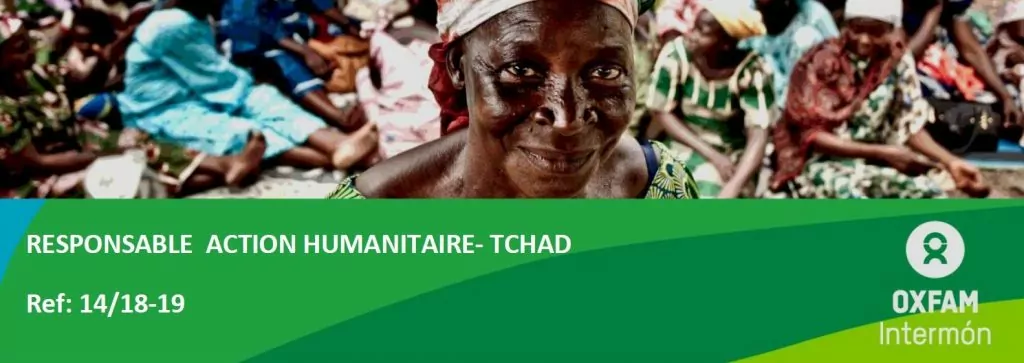 Oxfam recrute un Responsable Action Humanitaire – Tchad