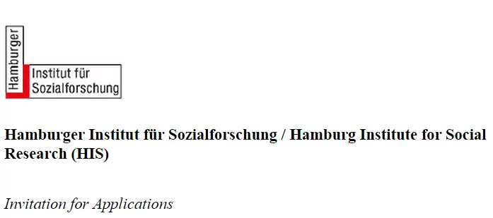 Bourses internationales de doctorat en Allemagne, 2018 à l’institut de recherche sociale de Hambourg