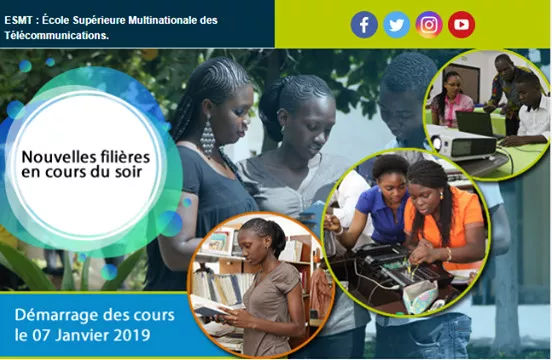 Ouverture des inscriptions à l’Ecole Supérieure Multinationale des Télécommunications – ESMT Sénégal