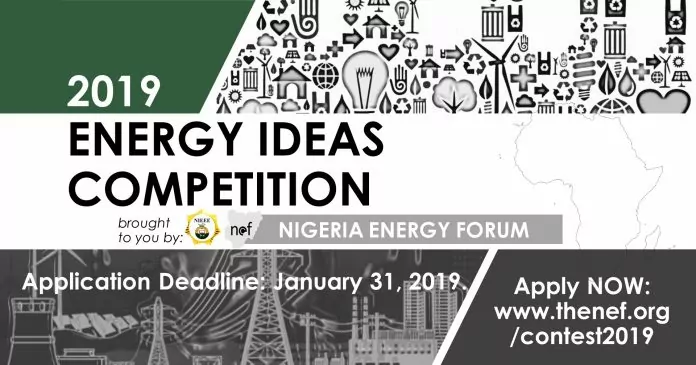 Nigeria Energy Forum (NEF) Concours «Idées énergétiques pour l’Afrique» 2019 pour les entrepreneurs en début de carrière