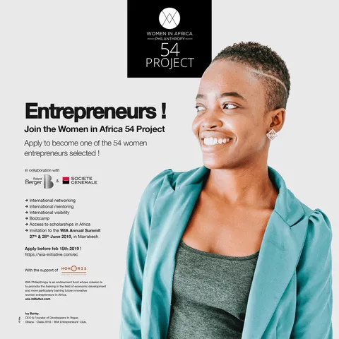 Initiative Femmes en Afrique 2019 Défi de démarrage pour les femmes entrepreneurs africaines (financée à Marrakech, Maroc)