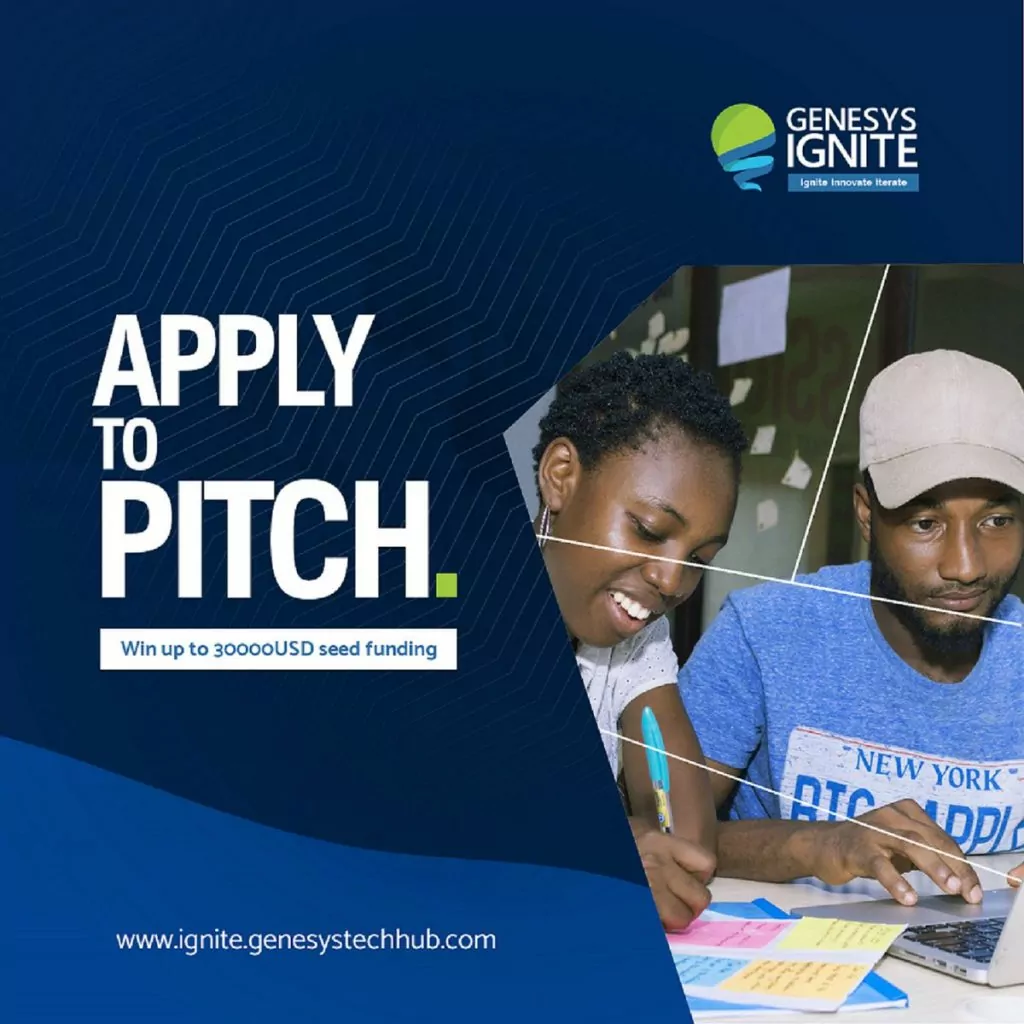 Concours Genesys Ignite Pitching 2019 pour les start-up nigérianes (fonds de lancement pouvant atteindre 10 000 USD)