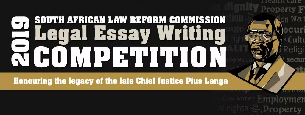 Concours de rédaction d’essais juridiques 2019 de la Commission de réforme du droit sud-africaine (prix R70 000)
