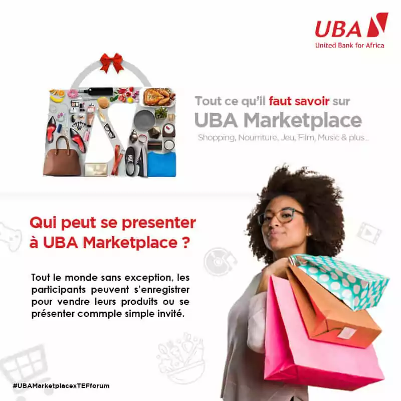 UBA Marketplace vous offre un stand gratuit et un voyage tous frais payés à Abuja au Nigeria.