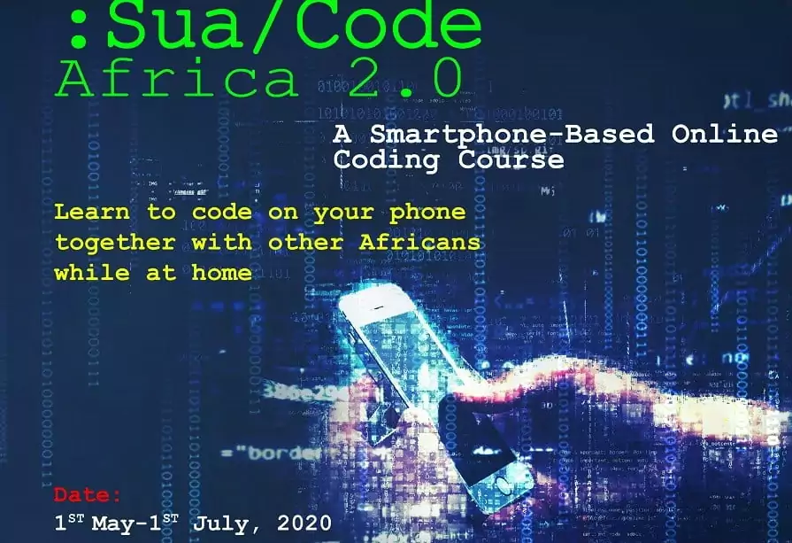 Cours de programmation SuaCode Africa 2020 pour jeunes Africains (bourse disponible)
