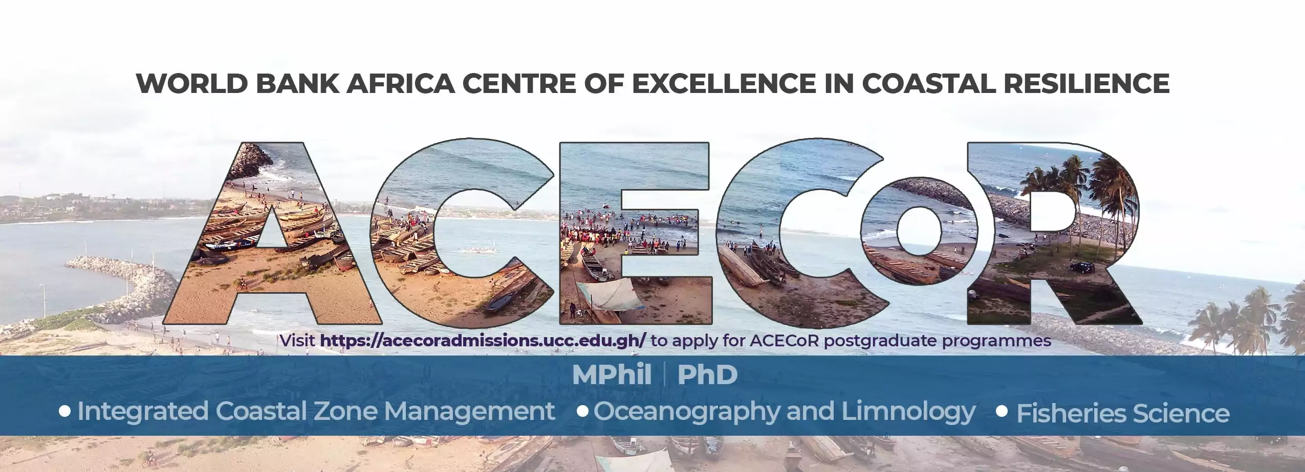 Bourse ACECoR de la Banque mondiale 2020/2021 pour étudier à l’Université de Cape Coast