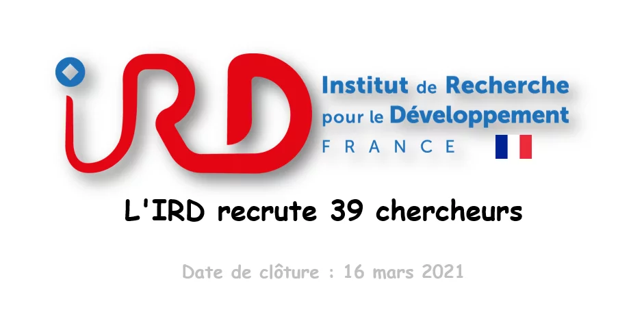L’IRD recrute 39 chercheurs pour renforcer son équipe