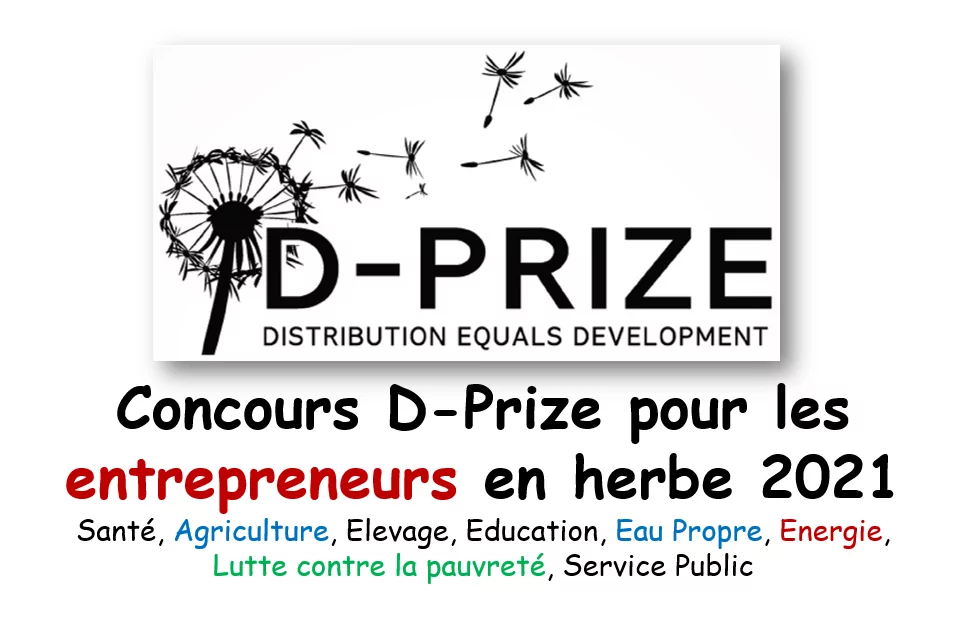 Concours D-Prize 2021 pour les entrepreneurs en herbe (jusqu’à 20000 $)