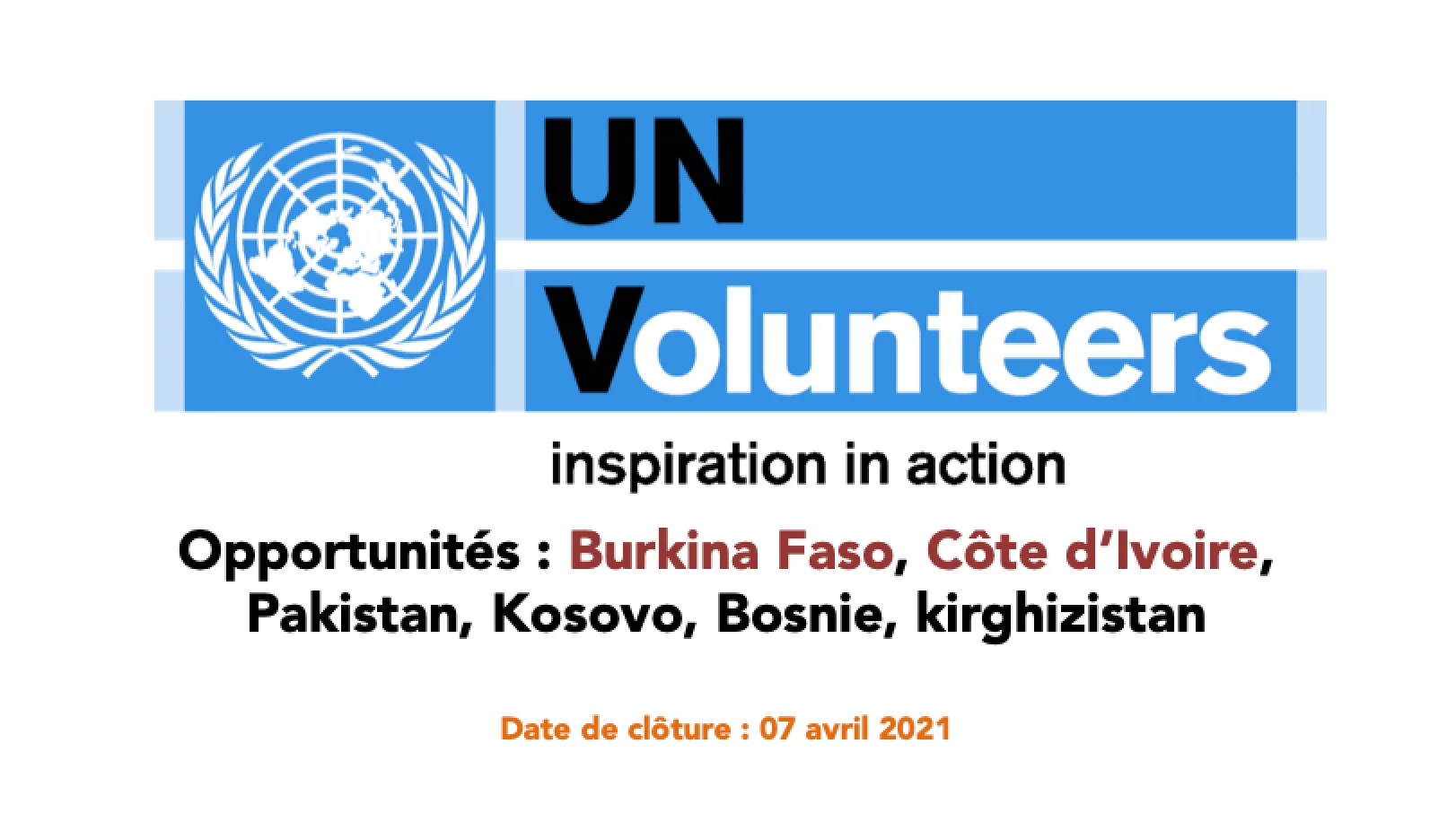 Volontaires des Nations Unies Appel à de jeunes chercheurs pour la consolidation de la paix au niveau local