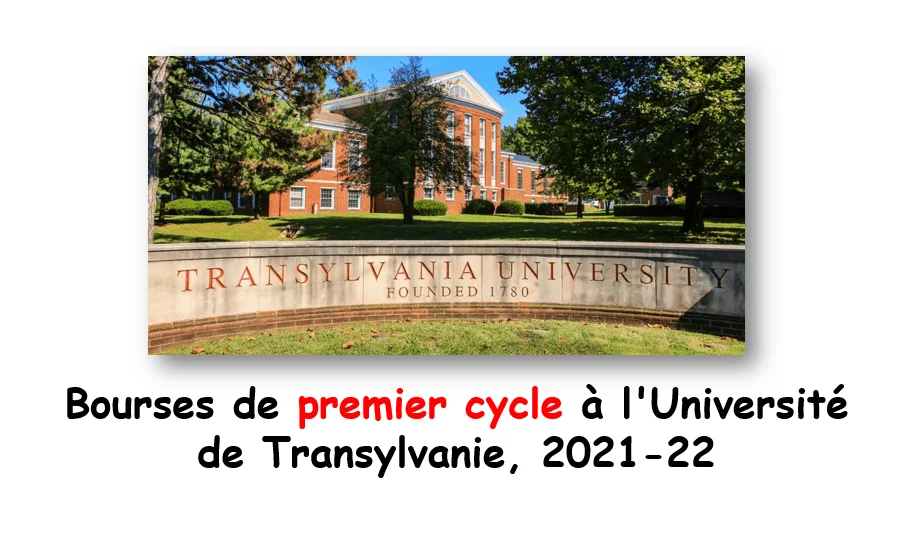 Bourses de premier cycle pour étudiants internationaux à l’Université de Transylvanie, 2021-22