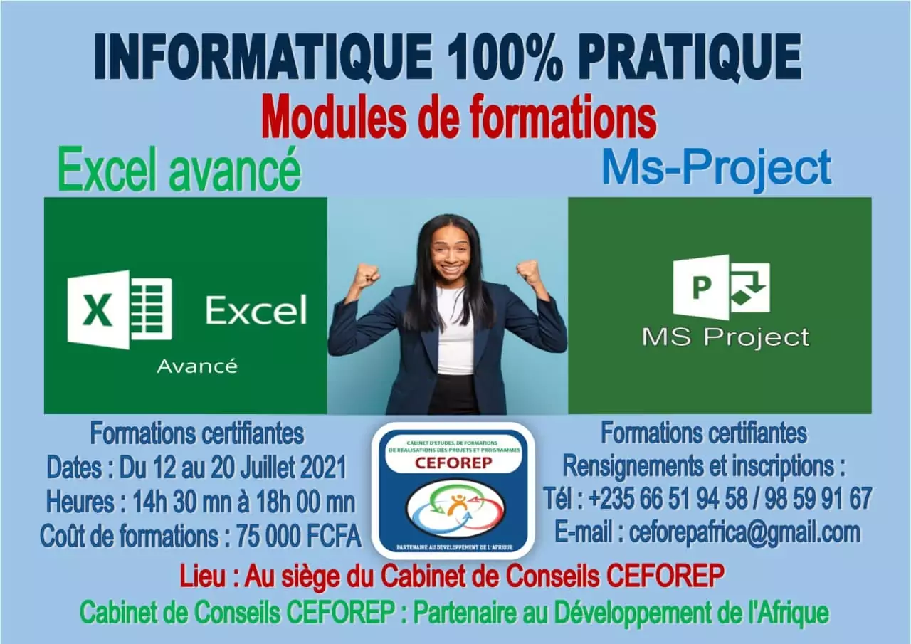 Formation Certifiante en MS Project gestion d’un projet : Introduction, Cabinet CEFOREP