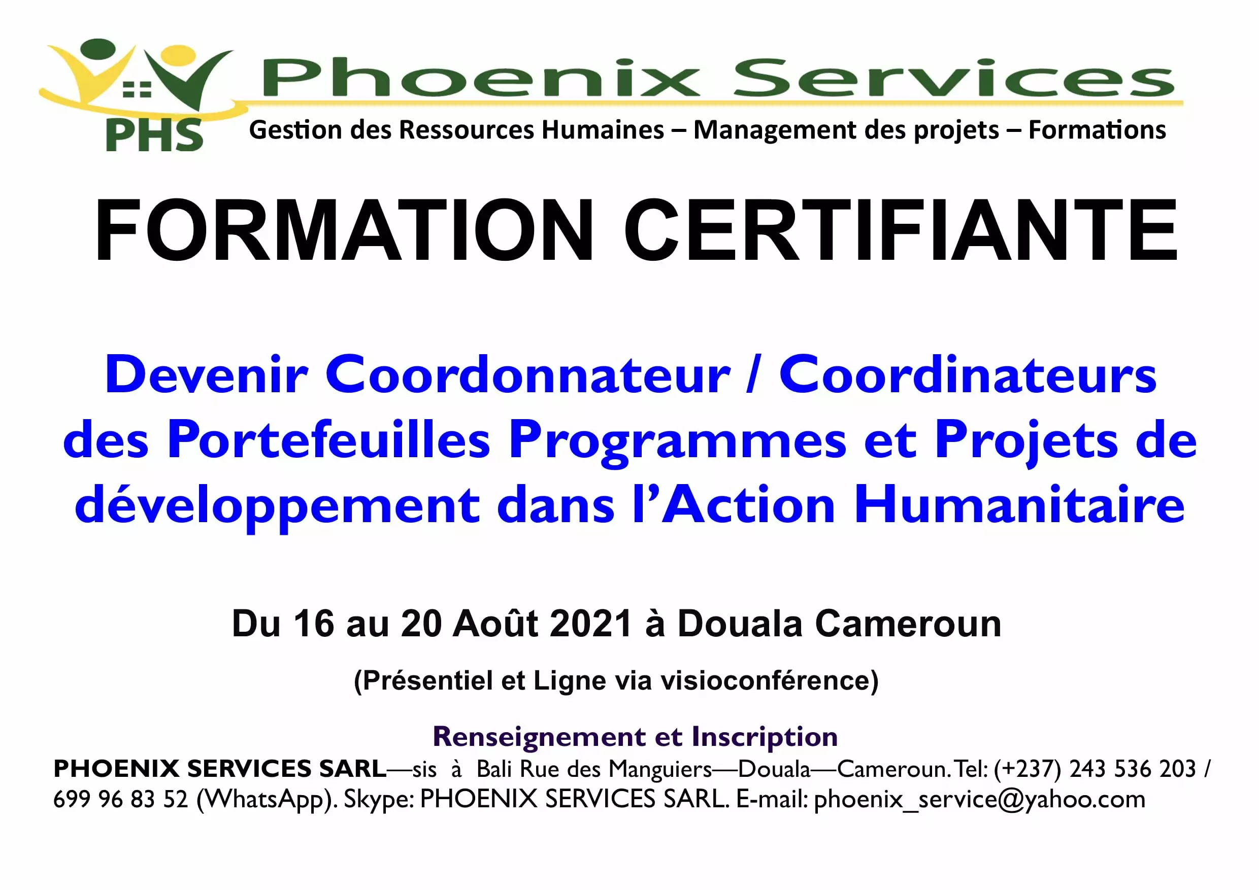 Formation Certifiante : Devenir Coordonnateur / Coordinateur des Portefeuilles, Programmes et Projets
