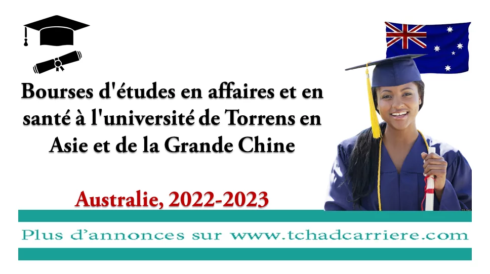 Bourses d’études en affaires et en santé à l’université de Torrens en Asie et de la Grande Chine, Australie, 2022-2023