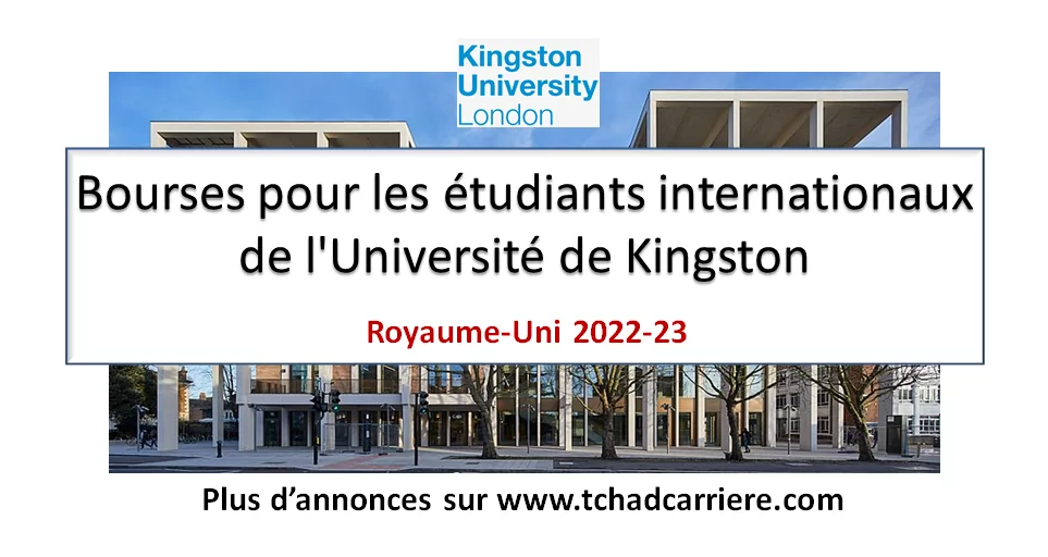 Bourses pour les étudiants internationaux de l’Université de Kingston, Royaume-Uni 2022-23