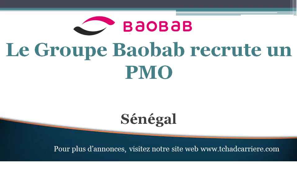 Le Groupe Baobab recrute un PMO, Sénégal