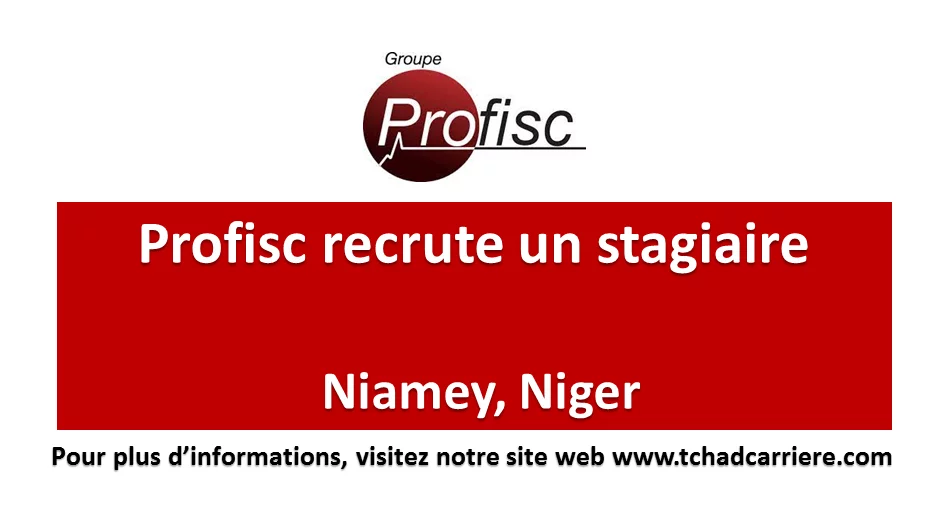 Profisc recrute un stagiaire, Niamey, Niger