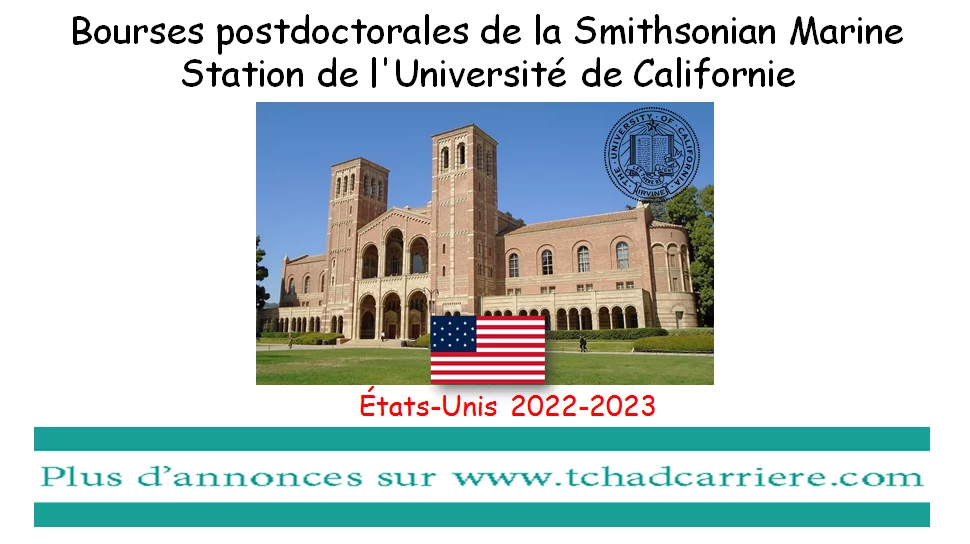Bourses postdoctorales de la Smithsonian Marine Station de l’Université de Californie, États-Unis 2022-2023