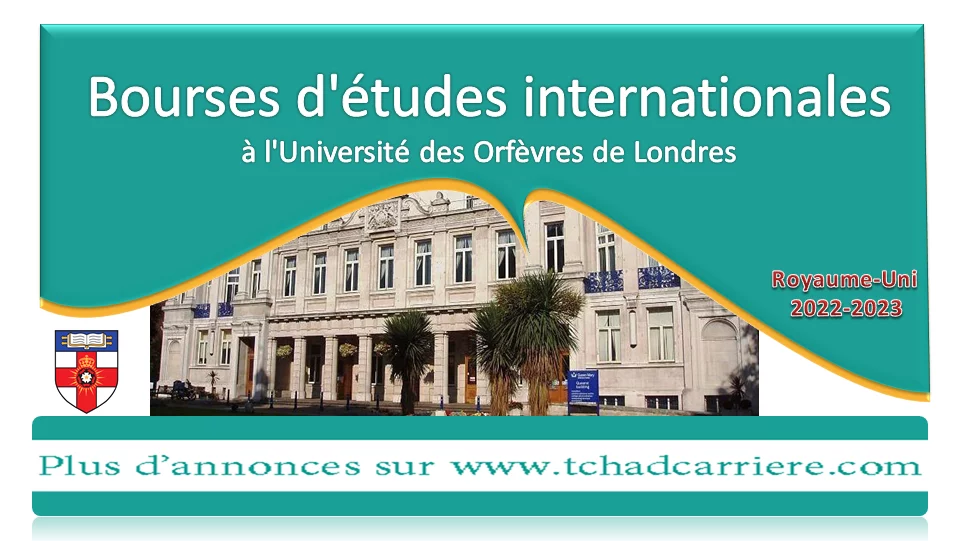 Bourses d’études internationales de premier cycle à l’Université des Orfèvres de Londres, Royaume-Uni 2022-2023