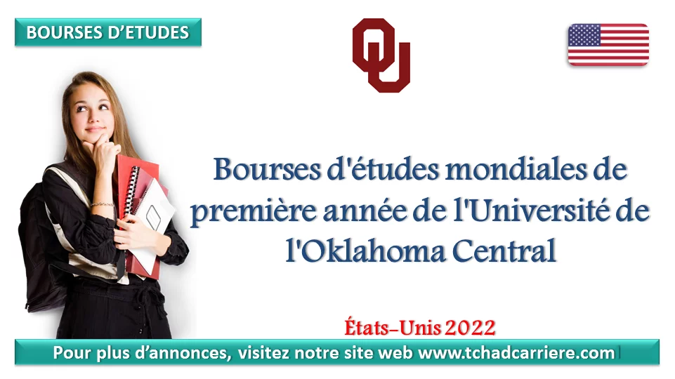 Bourses d’études mondiales de première année de l’Université de l’Oklahoma Central, États-Unis 2022