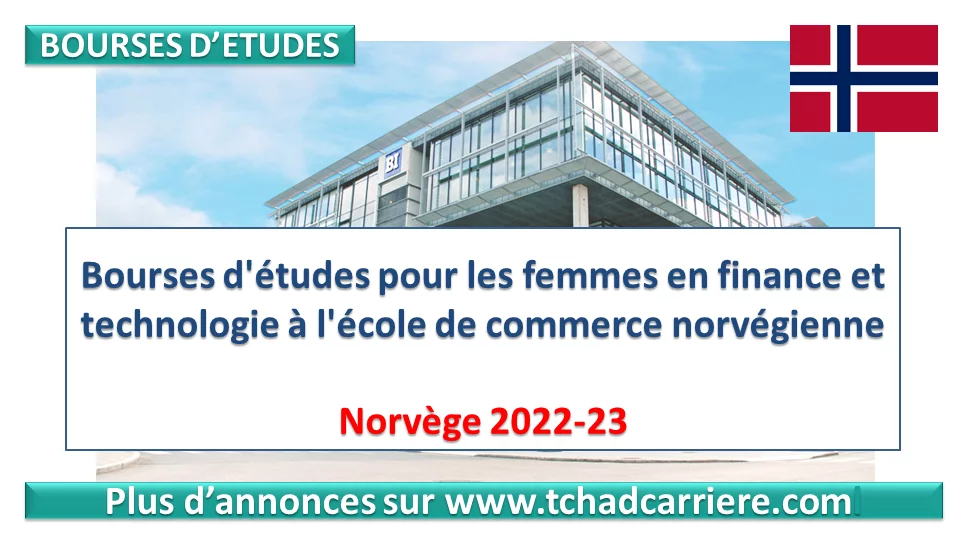 Bourses d’études pour les femmes en finance et technologie à l’école de commerce norvégienne, Norvège 2022-23