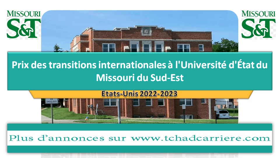 Prix des transitions internationales à l’Université d’État du Missouri du Sud-Est, États-Unis 2022-2023