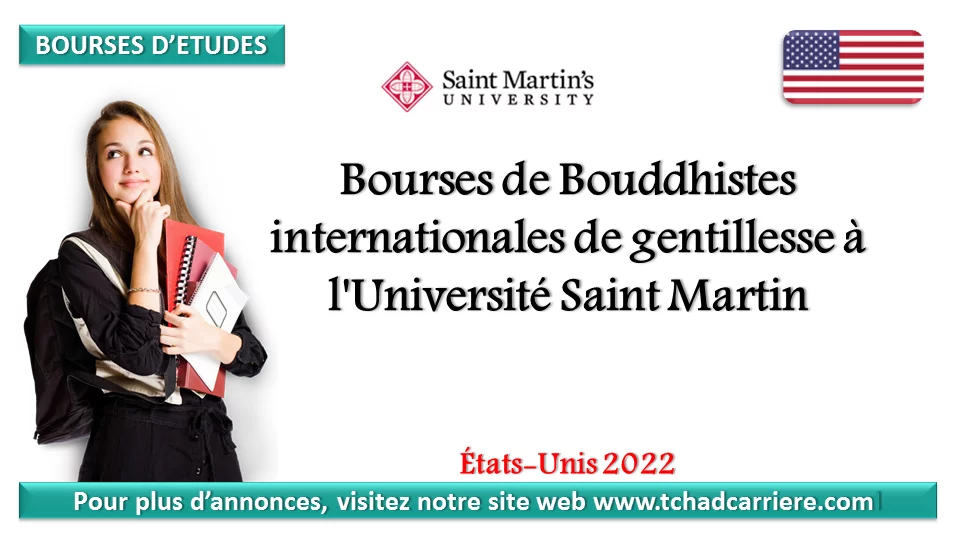 Bourses de Bouddhistes internationales de gentillesse à l’Université Saint Martin, États-Unis 2022