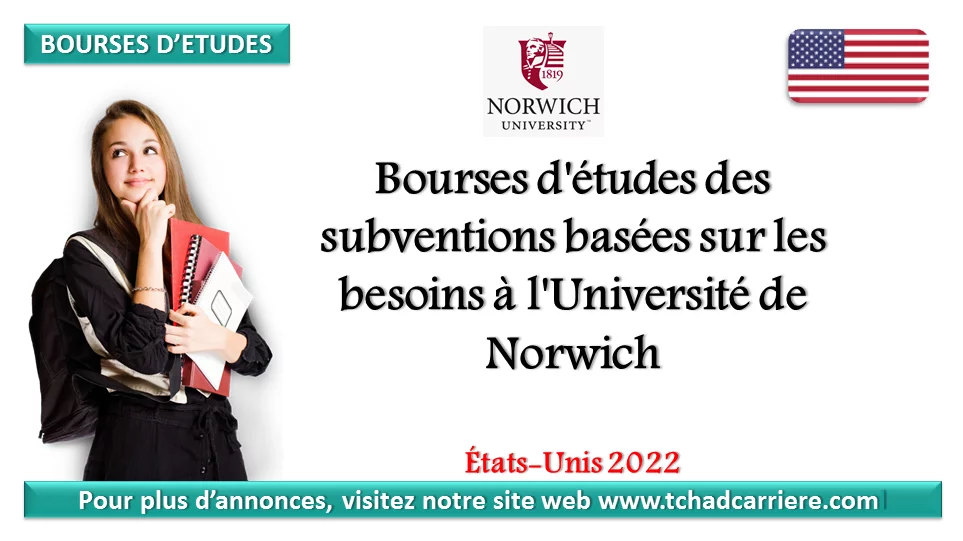 Bourses d’études des subventions basées sur les besoins à l’Université de Norwich, États-Unis 2022