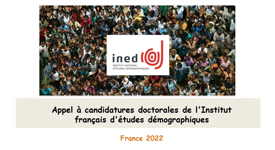 Appel à candidatures doctorales de l’Institut français d’études démographiques, France 2022