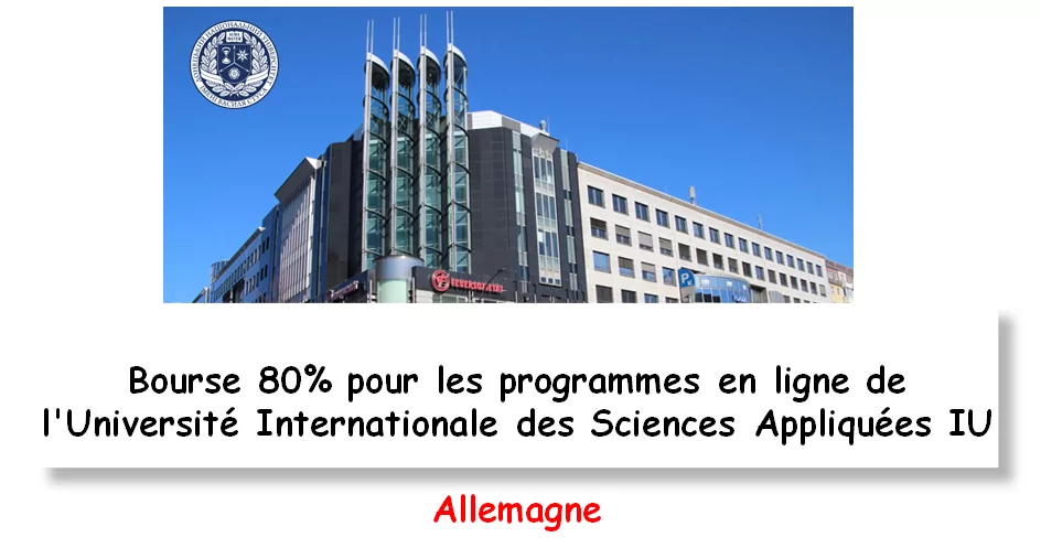 Bourse 80% pour les programmes en ligne de l’Université Internationale des Sciences Appliquées IU, Allemagne