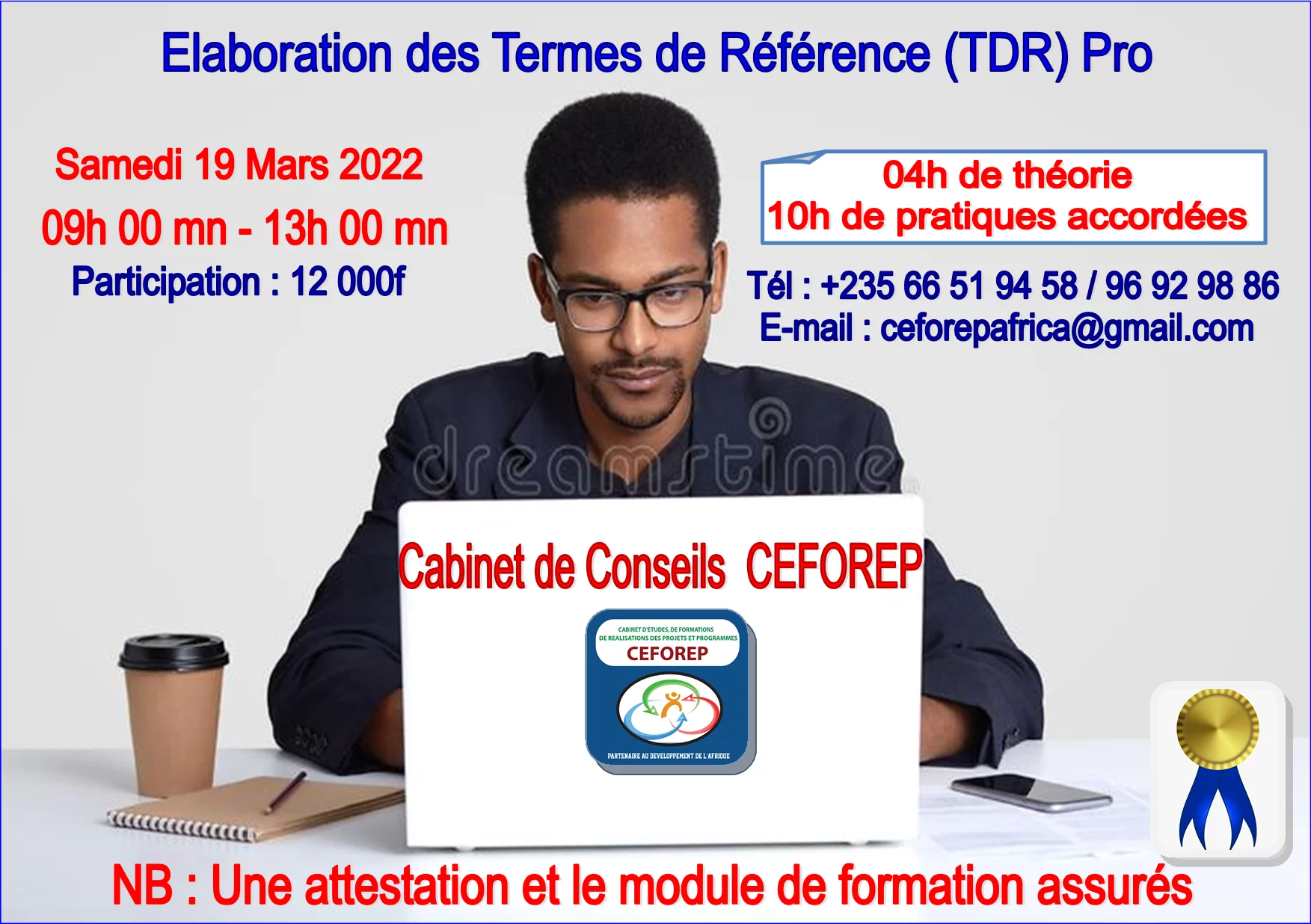 Le Cabinet de Conseils CEFOREP lance une formation sur l’élaboration des Termes de Référence (TDR) Pro 