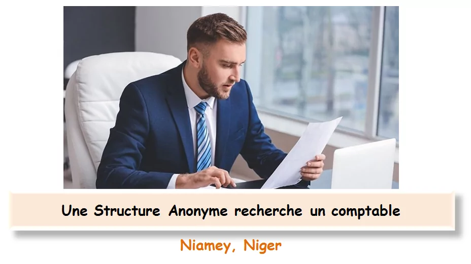 Une Structure Anonyme recherche un comptable, Niamey, Niger