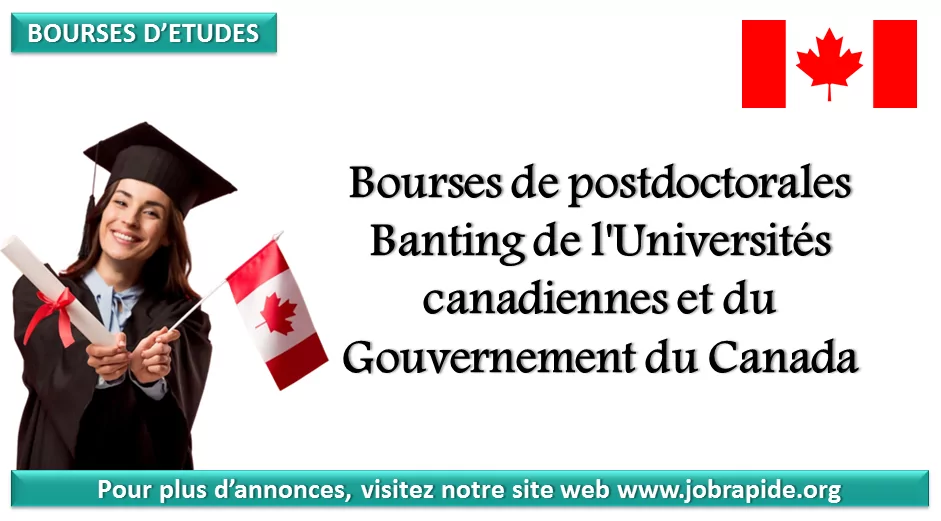 Bourses de postdoctorales Banting de l’Universités canadiennes et du Gouvernement du Canada