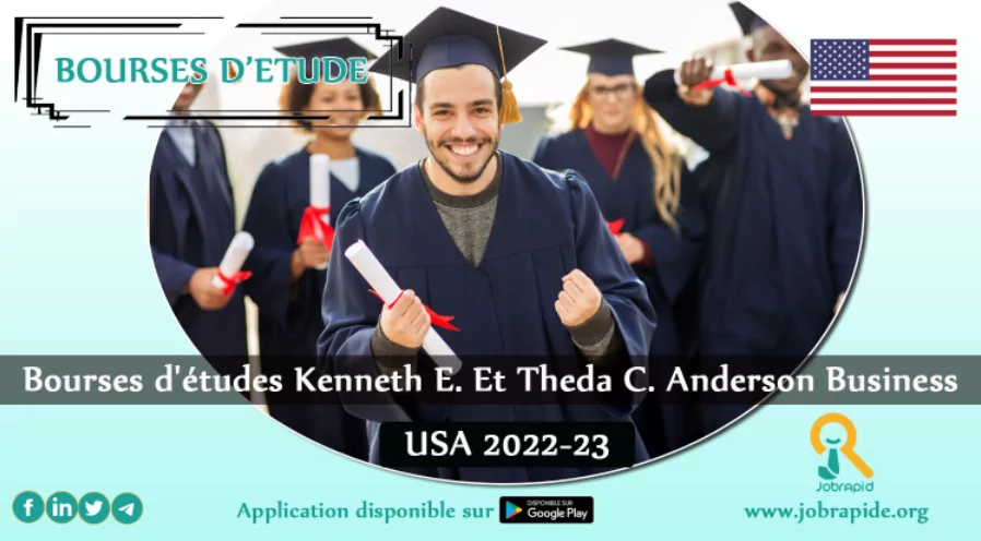 Bourses d’études Kenneth E. Et Theda C. Anderson Business, USA 2022-23