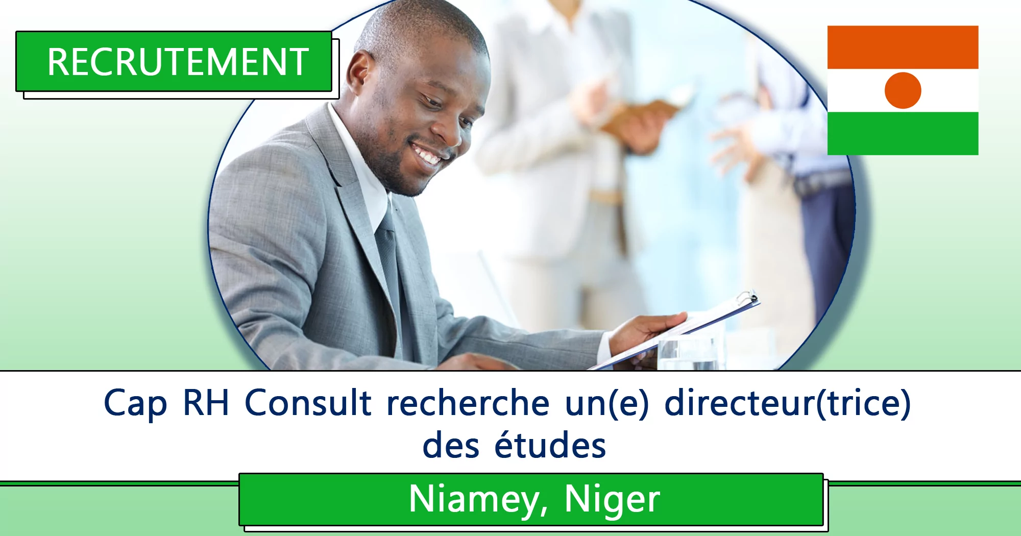 Cap RH Consult recherche un(e) directeur(trice) des études, Niamey, Niger