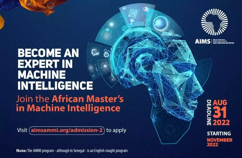 L’application au Master Africain d’Intelligence Machine (AMMI) est ouverte