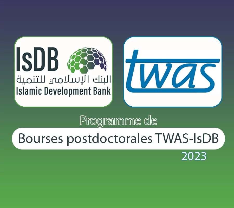 Avis d’appel à candidature pour le Programme de bourses postdoctorales TWAS-IsDB 2023, Italie