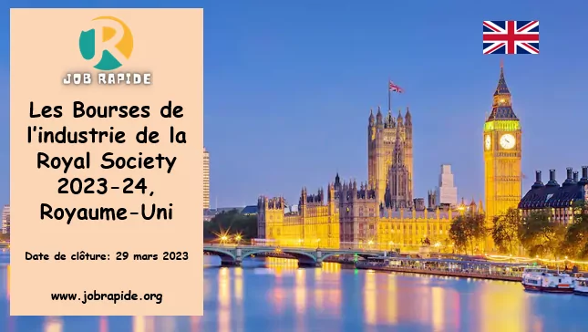 Les Bourses de l’industrie de la Royal Society 2023-24, Royaume-Uni