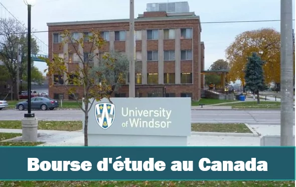 Bourse d’étude à l’Université de Windsor au Canada