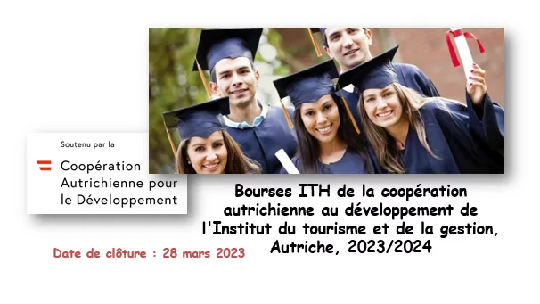 Les bourses ITH de la coopération autrichienne au développement 2023/24 de l’Institut du tourisme et de la gestion, Autriche