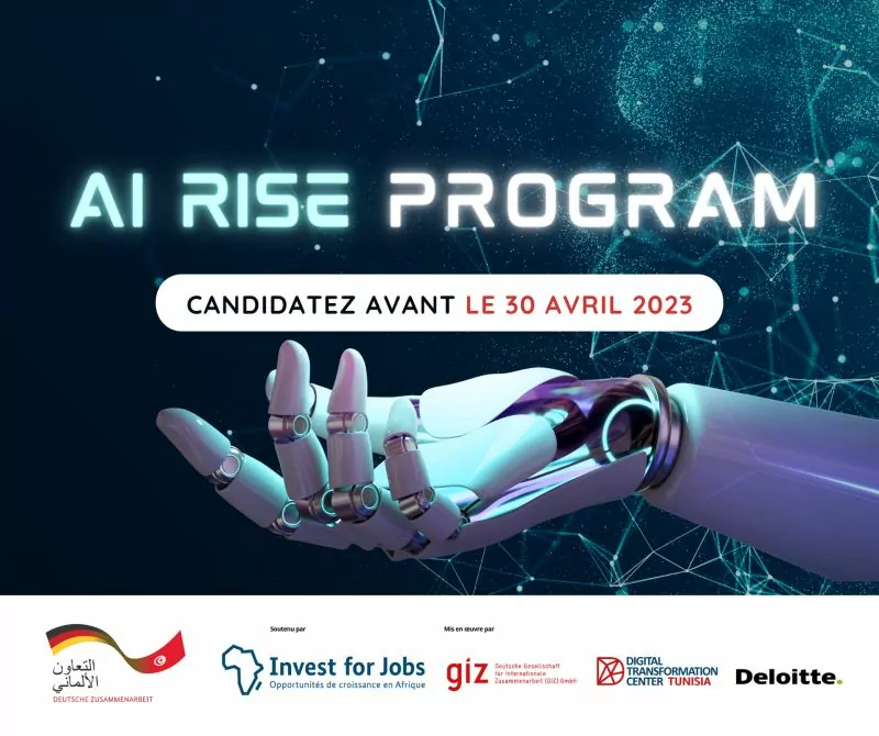 Avis d’appel à candidature pour AI RISE PROGRAM, Tunisie 