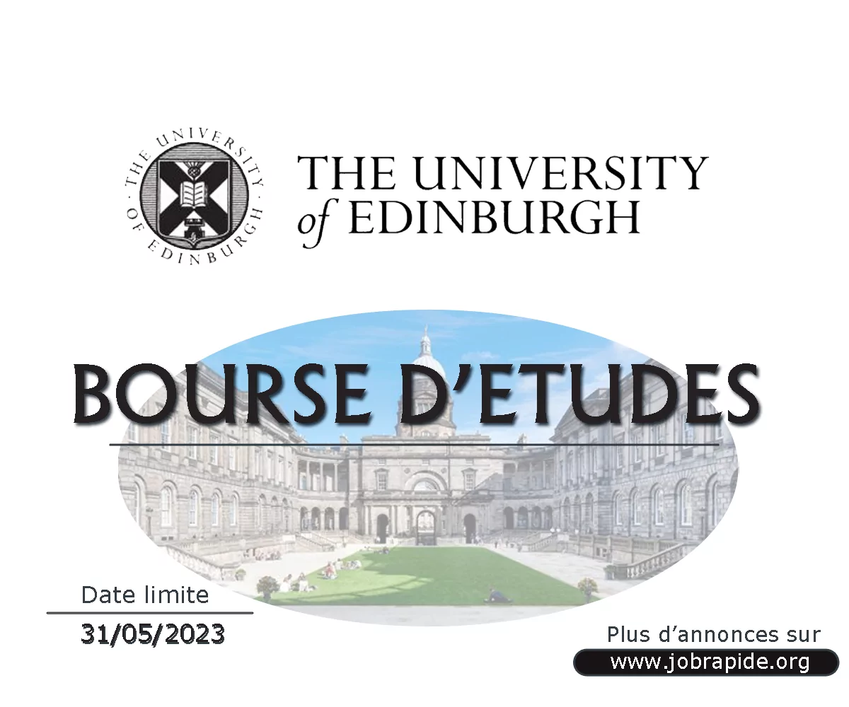 Avis de Bourse d’études Ailie Donald pour les étudiants internationaux à l’université d’Édimbourg, Royaume-Uni