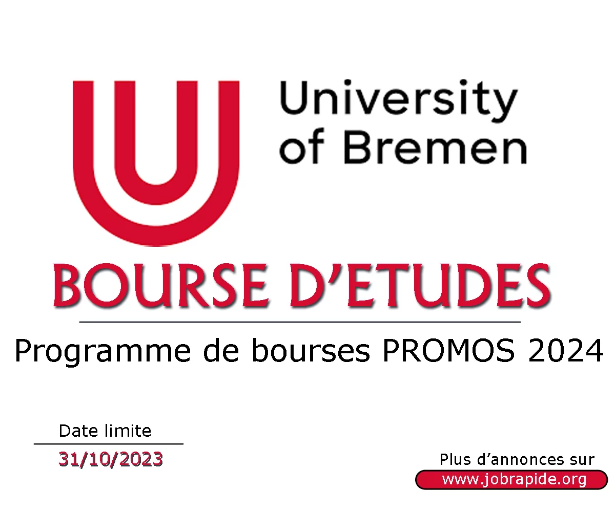 L’Université de Brême lance un Programme de bourses PROMOS 2024, Allémagne
