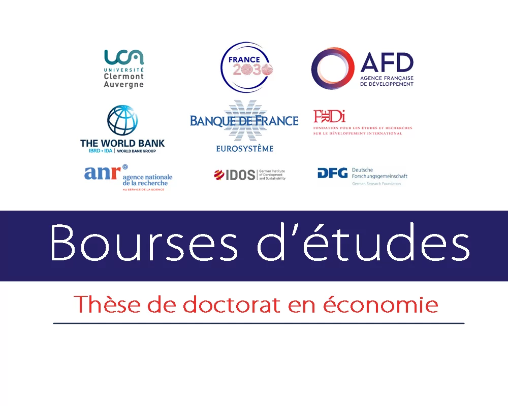 Le CERDI offre sept (7) bourses pour une thèse de doctorat en économie, Clermont-Ferrand, France