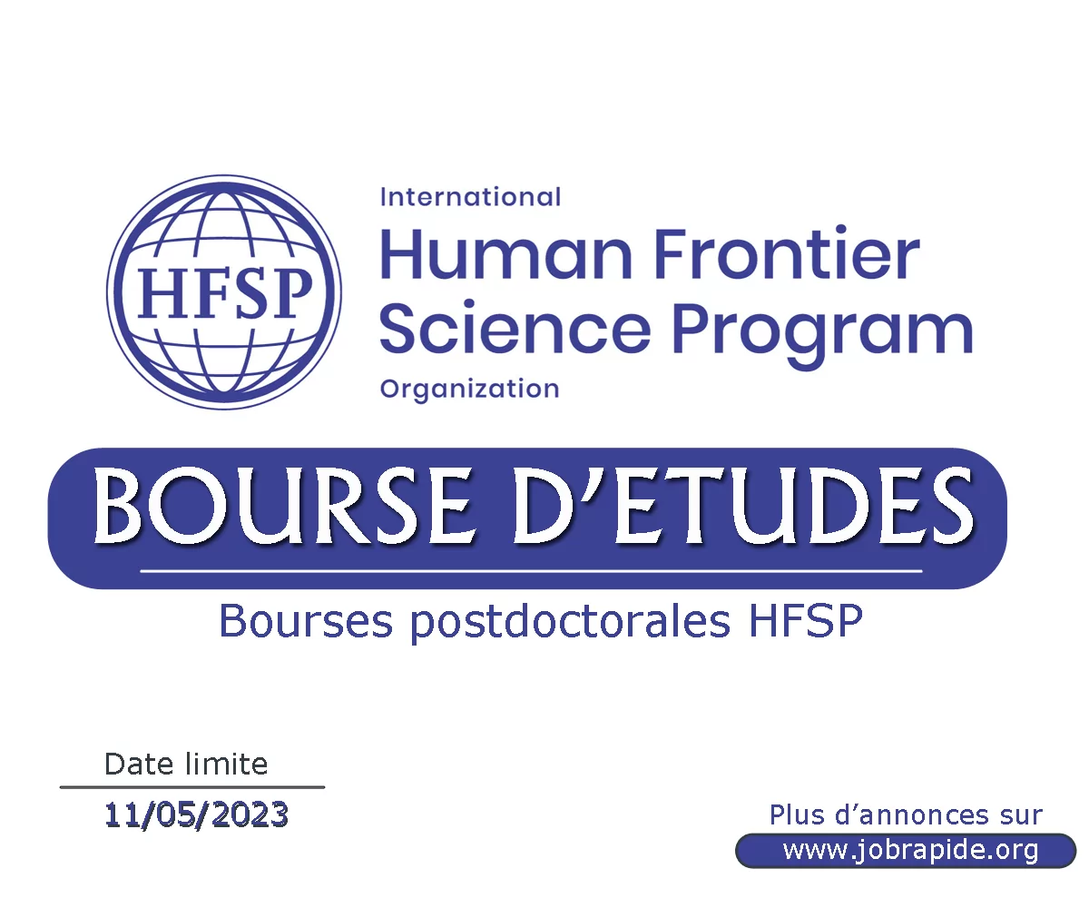 Avis de bourses postdoctorales HFSP entièrement financées 2023/24, Strasbourge, France