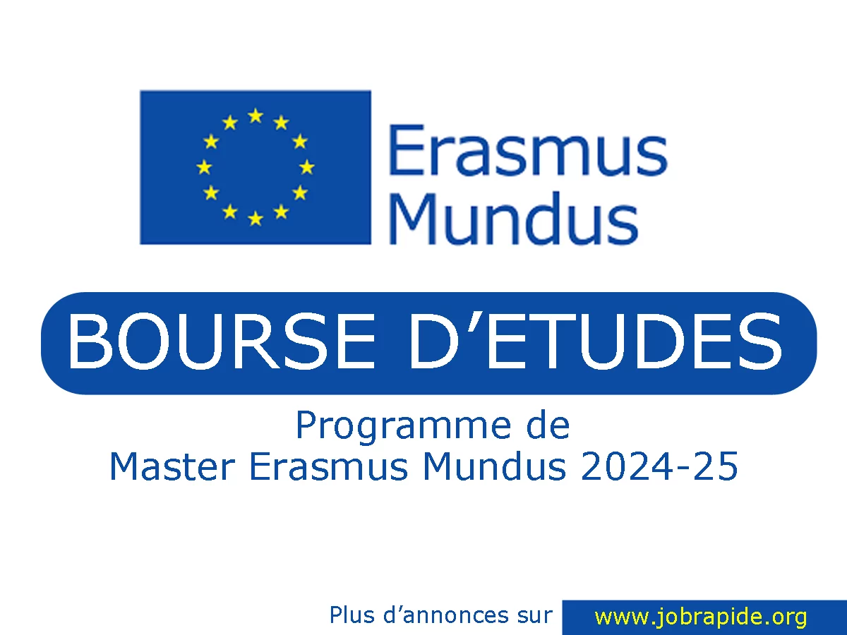 Avis de Bourses de master conjointes Erasmus Mundus 2024-25 pour les étudiants internationaux, Europe
